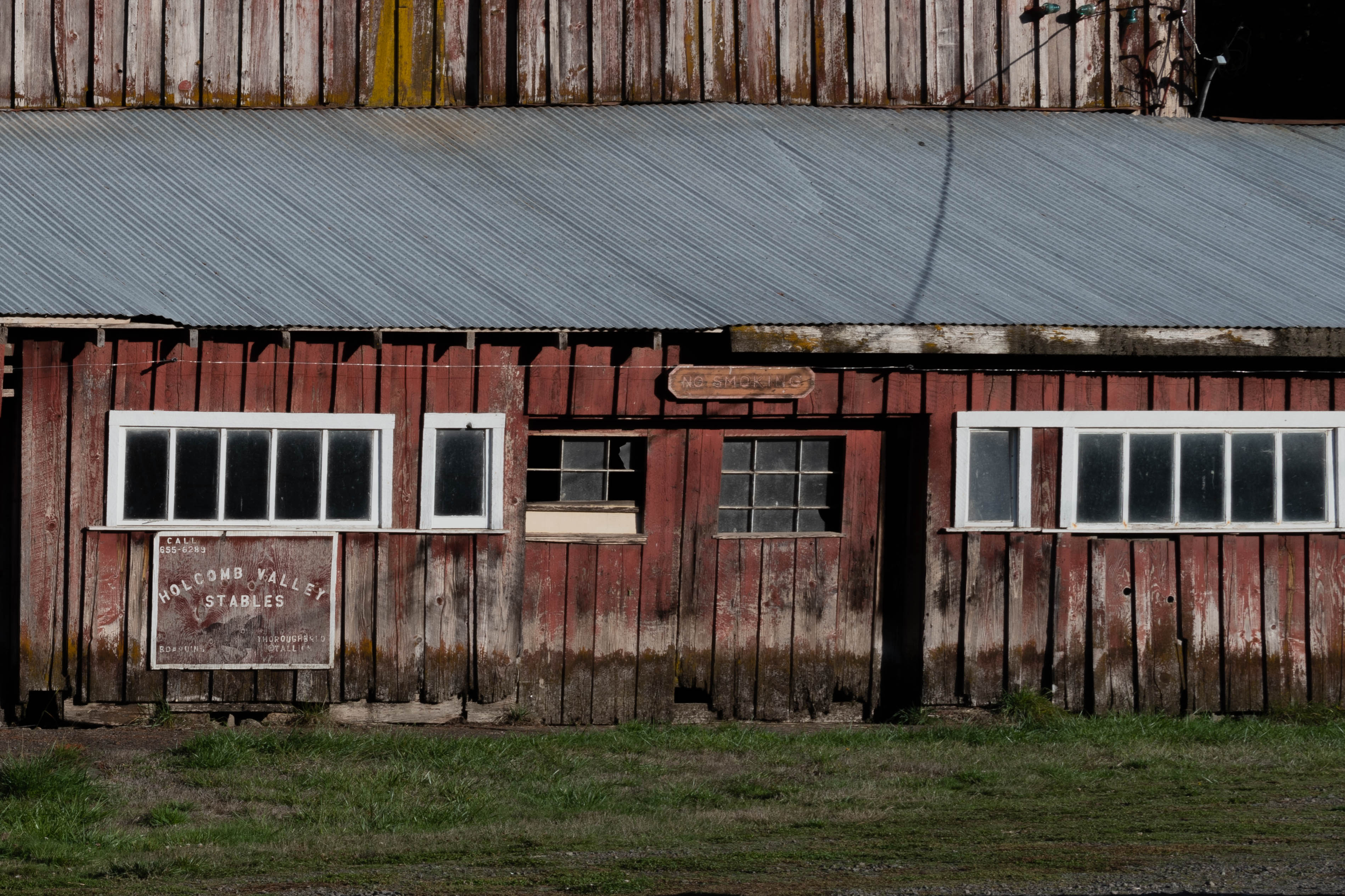 Barn doors.