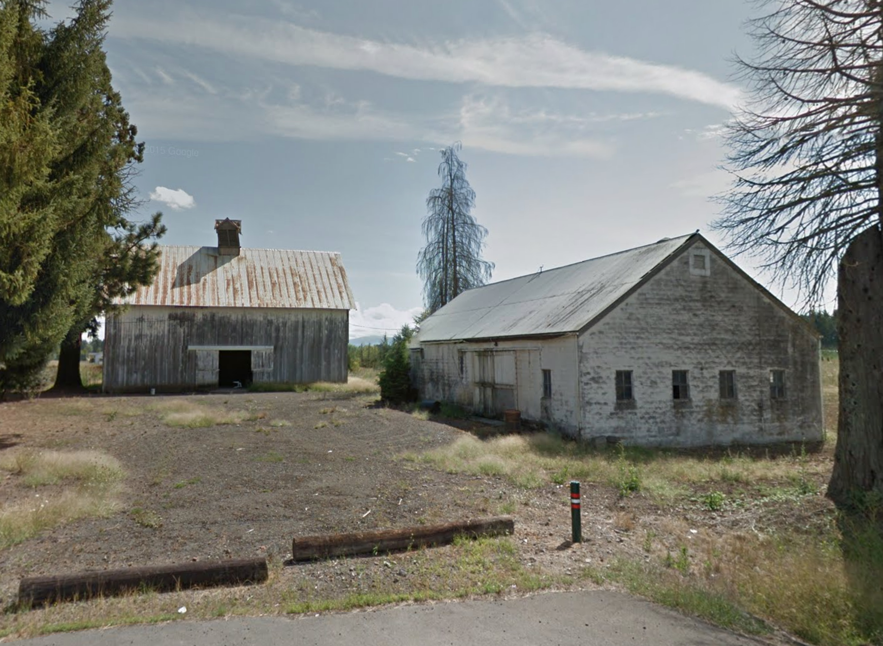 The barn in 2013 from Street View.