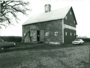 The barn in 1992, from the Clackamas County Historical Resources Inventory, looking much the same as it does today.