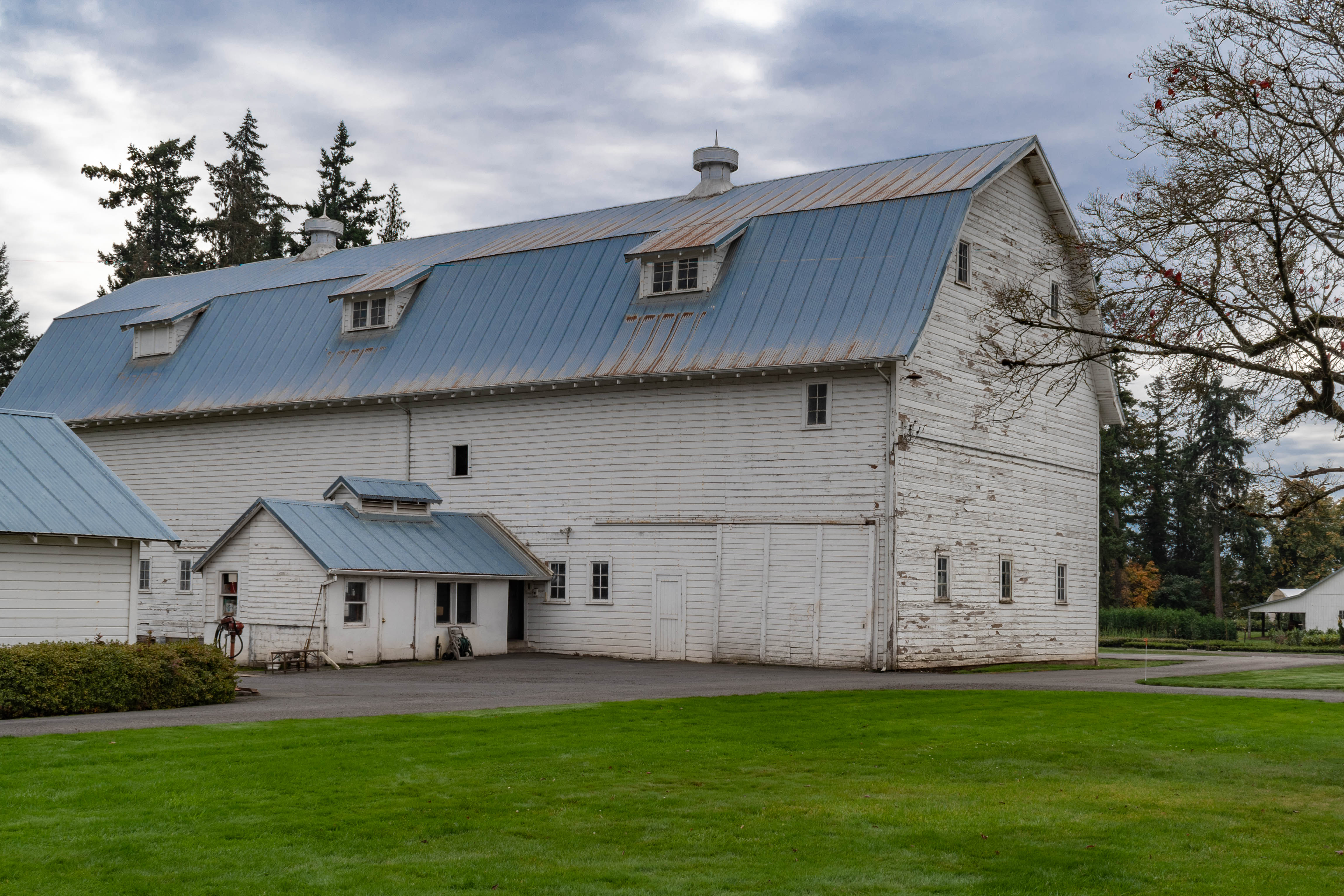 This barn is very large.