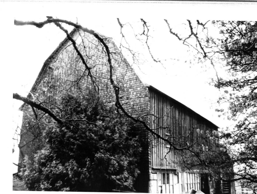 Polivka Barn in 1984 from Clackamas County Historical Resources Inventory